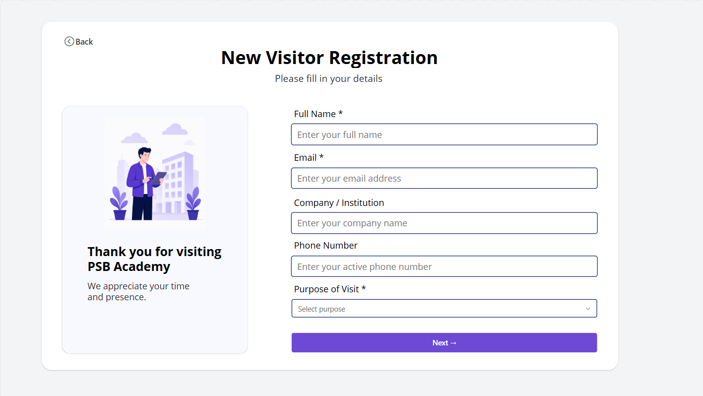 Guestbook VMS